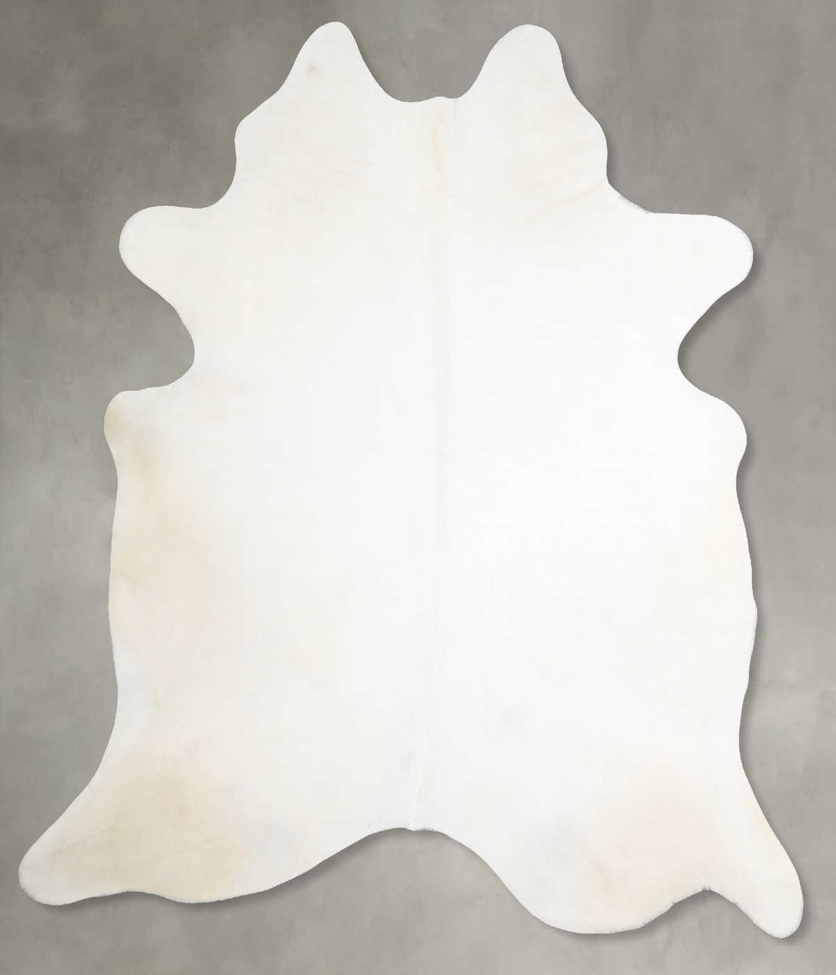Solid White Cowhide Rug #A55451
