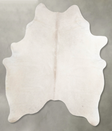 Champagne Large Brazilian Cowhide Rug 6'2"H x 5'7"W #A55458 by Hudson Hides