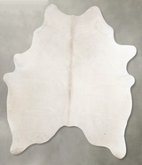 Champagne Large Brazilian Cowhide Rug 6'2"H x 5'7"W #A55458 by Hudson Hides