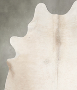 Champagne Large Brazilian Cowhide Rug 6'5"H x 5'5"W #A55462 by Hudson Hides