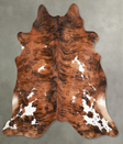 Tricolor X-Large Brazilian Cowhide Rug 6'2"H x 6'7"W #A55466 by Hudson Hides