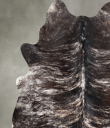 Grey Brindle Large Brazilian Cowhide Rug 6'5"H x 5'9"W #A55474 by Hudson Hides