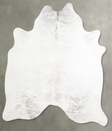 Grey Brindle Large Brazilian Cowhide Rug 6'4"H x 5'10"W #A55476 by Hudson Hides