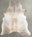 Light Brindle Large Brazilian Cowhide Rug 6'2"H x 5'8"W #A55477 by Hudson Hides