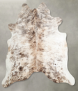 Light Brindle Large Brazilian Cowhide Rug 6'4"H x 6'4"W #A55483 by Hudson Hides