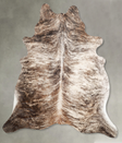 Light Brindle X-Large Brazilian Cowhide Rug 6'11"H x 6'4"W #A55485 by Hudson Hides
