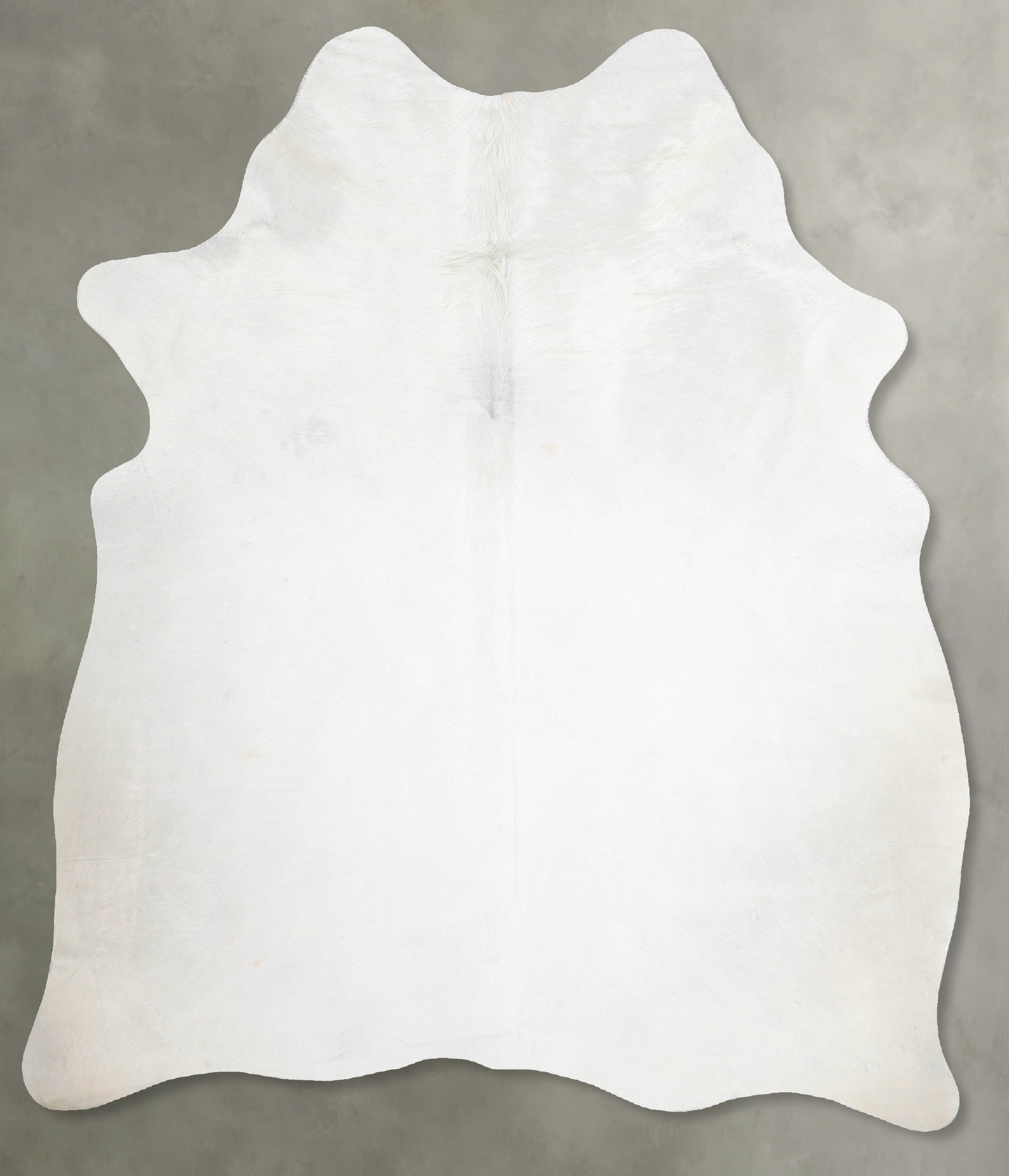 Solid White Cowhide Rug #A55491