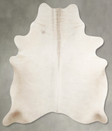 Champagne Large Brazilian Cowhide Rug 6'6"H x 5'8"W #A55493 by Hudson Hides