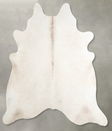 Champagne X-Large Brazilian Cowhide Rug 6'7"H x 6'11"W #A55497 by Hudson Hides