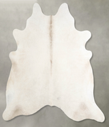 Champagne X-Large Brazilian Cowhide Rug 6'7"H x 6'11"W #A55497 by Hudson Hides