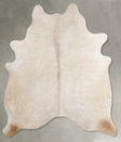 Champagne Large Brazilian Cowhide Rug 6'10"H x 5'10"W #A55499 by Hudson Hides