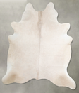 Champagne X-Large Brazilian Cowhide Rug 6'10"H x 6'4"W #A55500 by Hudson Hides