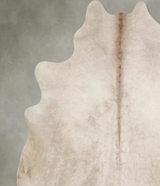 Champagne X-Large Brazilian Cowhide Rug 6'9"H x 6'7"W #A55501 by Hudson Hides