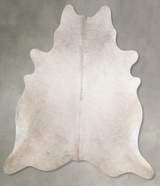 Champagne X-Large Brazilian Cowhide Rug 6'10"H x 6'7"W #A55503 by Hudson Hides