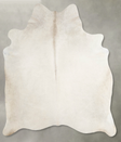 Champagne Large Brazilian Cowhide Rug 6'3"H x 5'9"W #A55505 by Hudson Hides