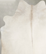 Champagne Large Brazilian Cowhide Rug 6'3"H x 5'9"W #A55505 by Hudson Hides