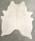 Champagne Large Brazilian Cowhide Rug 6'9"H x 5'6"W #A55506 by Hudson Hides