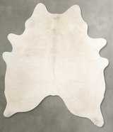 Champagne Large Brazilian Cowhide Rug 6'9"H x 5'6"W #A55506 by Hudson Hides