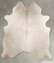 Champagne Large Brazilian Cowhide Rug 6'4"H x 5'7"W #A55507 by Hudson Hides