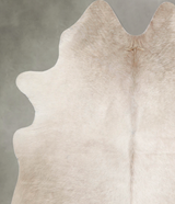 Champagne Large Brazilian Cowhide Rug 6'4"H x 5'7"W #A55507 by Hudson Hides