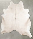 Champagne X-Large Brazilian Cowhide Rug 7'2"H x 5'11"W #A55509 by Hudson Hides