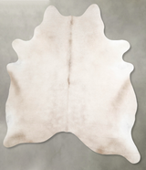 Champagne X-Large Brazilian Cowhide Rug 7'2"H x 5'11"W #A55509 by Hudson Hides