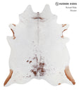 Salt and Pepper Brown XX-Large Brazilian Cowhide Rug 7'10"H x 6'10"W #A5551 by Hudson Hides