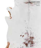 Salt and Pepper Brown XX-Large Brazilian Cowhide Rug 7'10"H x 6'10"W #A5551 by Hudson Hides