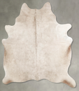 Champagne Large Brazilian Cowhide Rug 6'6"H x 5'9"W #A55510 by Hudson Hides