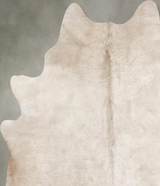 Champagne Large Brazilian Cowhide Rug 6'6"H x 5'9"W #A55510 by Hudson Hides