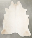 Champagne Large Brazilian Cowhide Rug 5'6"H x 5'8"W #A55511 by Hudson Hides