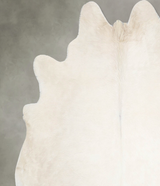 Champagne Large Brazilian Cowhide Rug 5'6"H x 5'8"W #A55511 by Hudson Hides