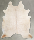 Champagne X-Large Brazilian Cowhide Rug 6'10"H x 6'4"W #A55513 by Hudson Hides