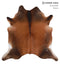 Warm Caramel X-Large Brazilian Cowhide Rug 6'11