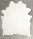 Solid White XX-Large Brazilian Cowhide Rug 8'2"H x 6'7"W #A55536 by Hudson Hides