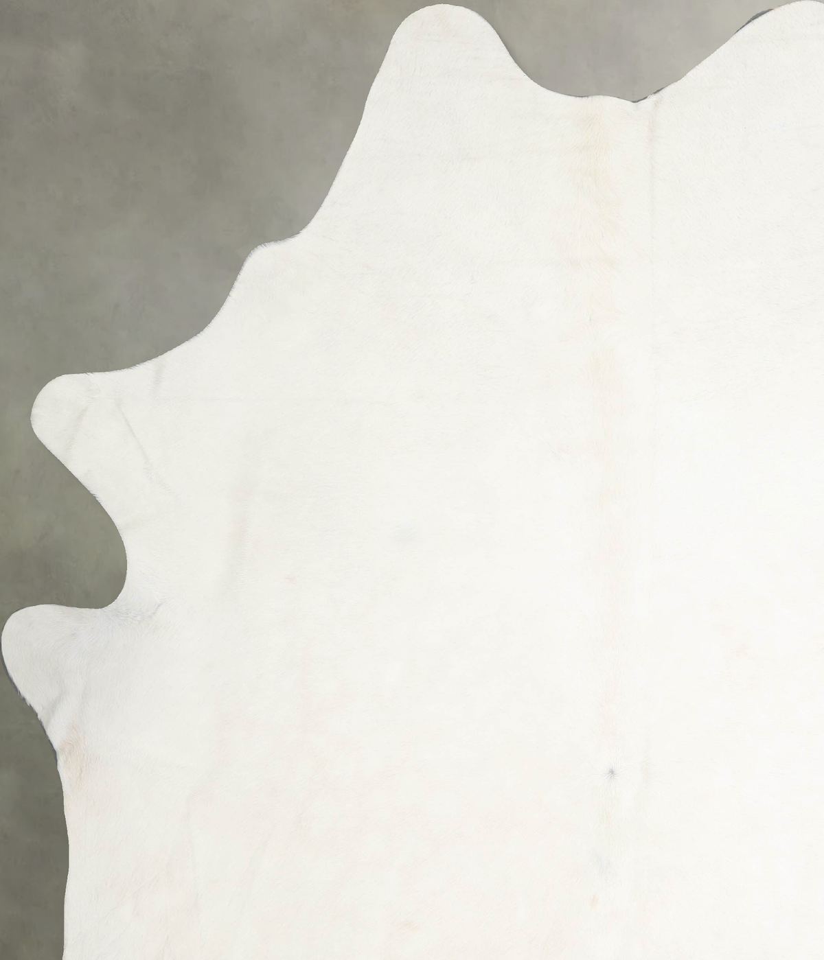 Solid White XX-Large Brazilian Cowhide Rug 8'2"H x 6'7"W #A55536 by Hudson Hides