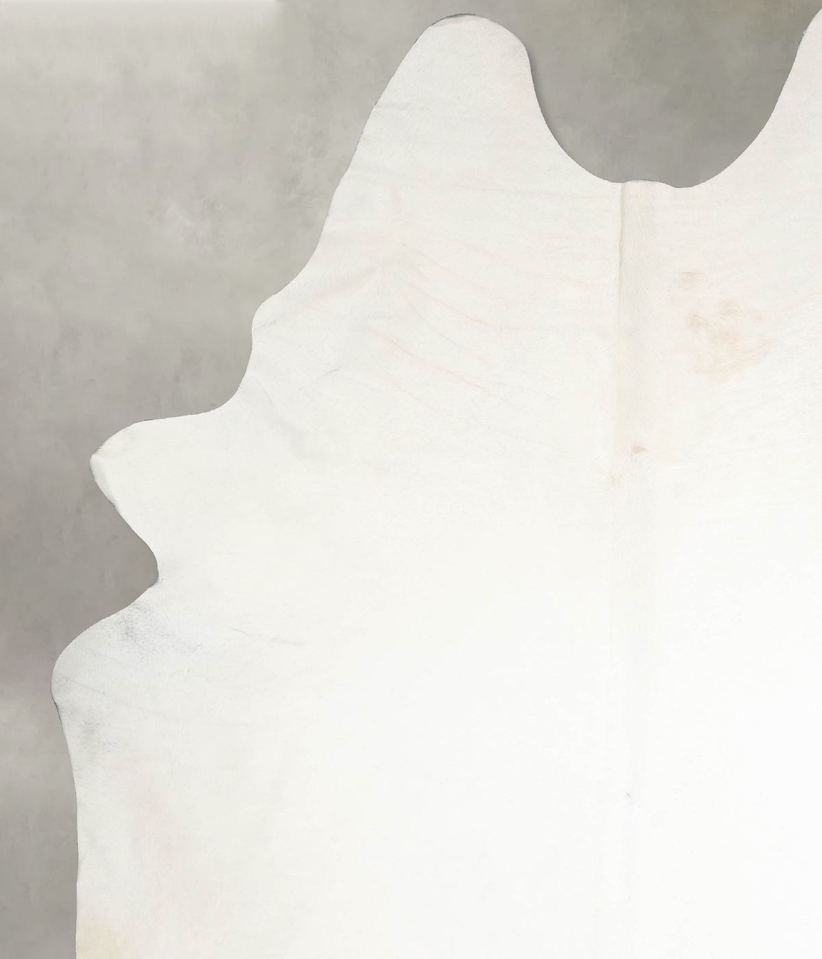 Solid White XX-Large Brazilian Cowhide Rug 8'4"H x 6'7"W #A55537 by Hudson Hides