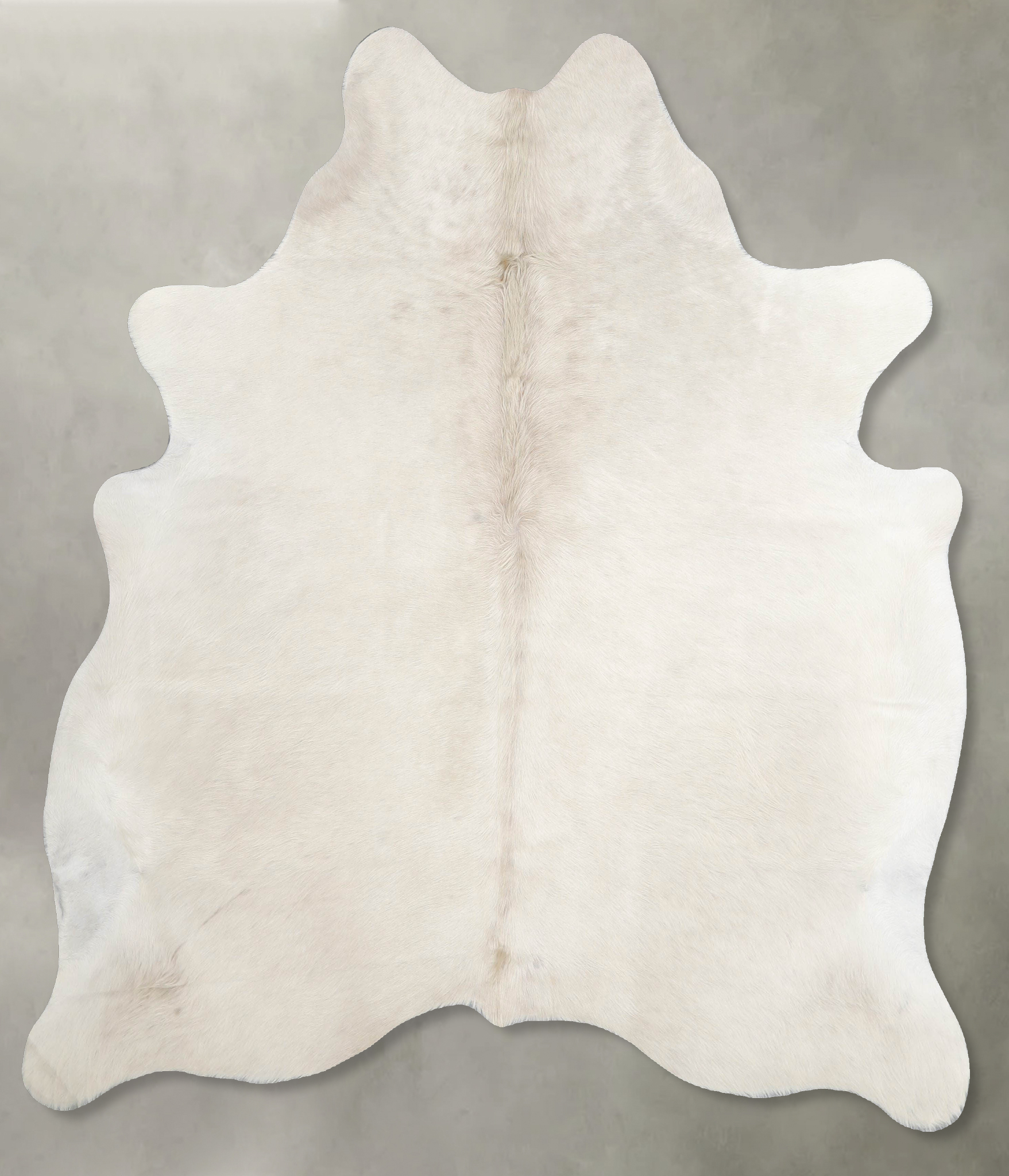 Solid White Cowhide Rug #A55539