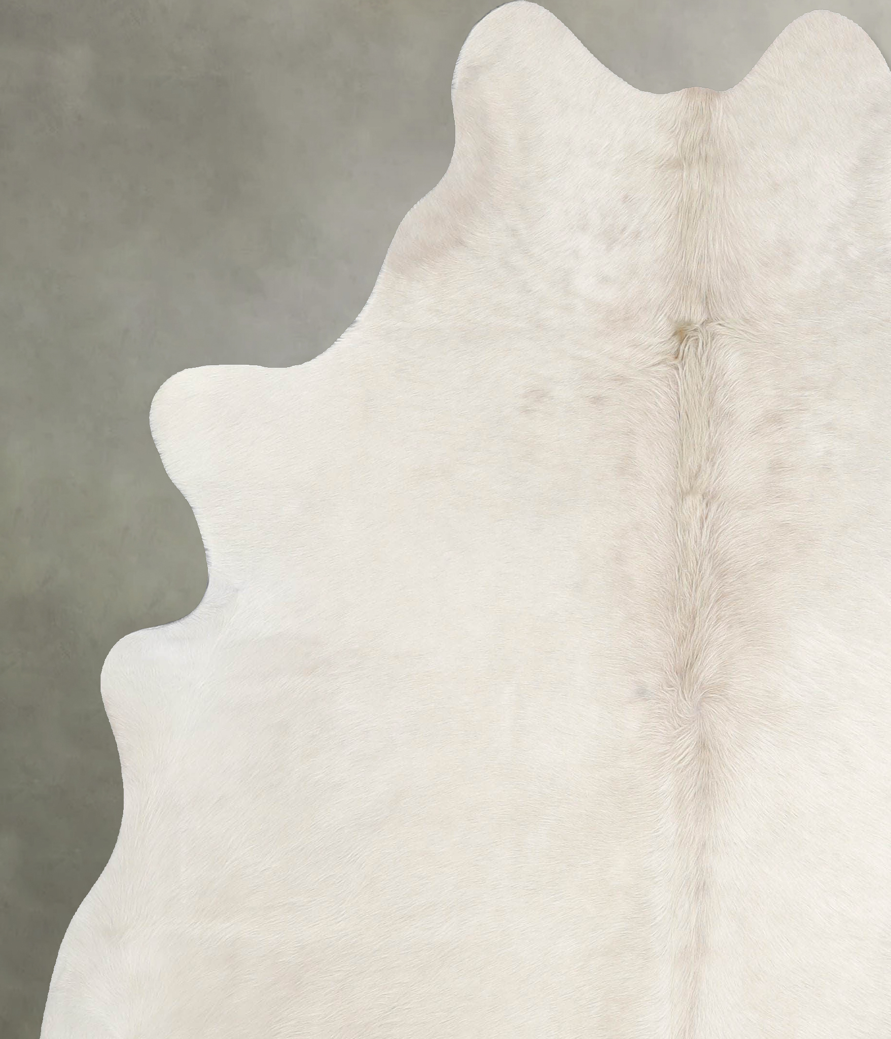 Solid White Cowhide Rug #A55539