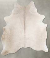 Champagne Large Brazilian Cowhide Rug 6'0"H x 5'2"W #A55541 by Hudson Hides