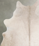 Champagne Large Brazilian Cowhide Rug 6'0"H x 5'2"W #A55541 by Hudson Hides