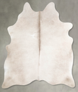 Champagne Large Brazilian Cowhide Rug 6'1"H x 5'5"W #A55542 by Hudson Hides