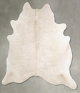 Champagne X-Large Brazilian Cowhide Rug 7'2"H x 6'4"W #A55545 by Hudson Hides