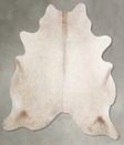 Champagne X-Large Brazilian Cowhide Rug 6'9"H x 6'2"W #A55546 by Hudson Hides