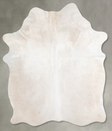 Champagne Large Brazilian Cowhide Rug 5'11"H x 5'2"W #A55548 by Hudson Hides