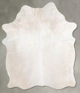 Champagne Large Brazilian Cowhide Rug 5'11"H x 5'2"W #A55548 by Hudson Hides