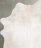 Champagne Large Brazilian Cowhide Rug 5'11"H x 5'2"W #A55548 by Hudson Hides