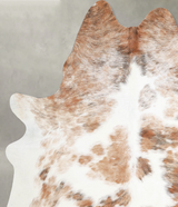 Tricolor X-Large Brazilian Cowhide Rug 7'5"H x 6'3"W #A55551 by Hudson Hides