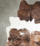 Tricolor XX-Large Brazilian Cowhide Rug 8'6"H x 7'3"W #A55553 by Hudson Hides