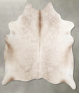 Champagne XX-Large Brazilian Cowhide Rug 7'7"H x 6'8"W #A55554 by Hudson Hides